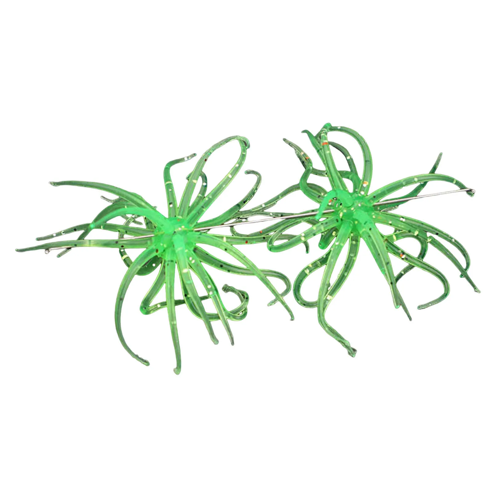 Juego de Señuelos de Pesca biónicos suaves, 2 uds., mejora la eficiencia, aparejos de pesca artificiales, cebo biónico para peces, perca Panfish - imagen 5