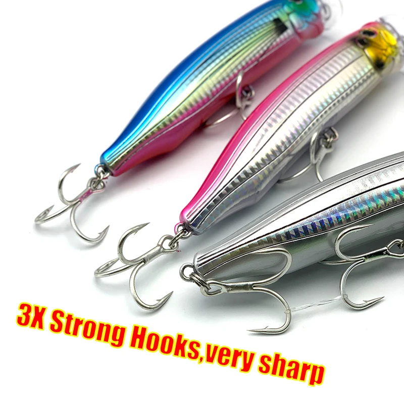 Señuelo flotante Testar Pop Trolling Popper 150mm – Topwater atún - imagen 3