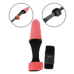 Cubierta de punta de caña de pescar y brida para caña, fundas para caña de pescar, funda protectora para guante de poste, accesorios de juego de correas de sujeción