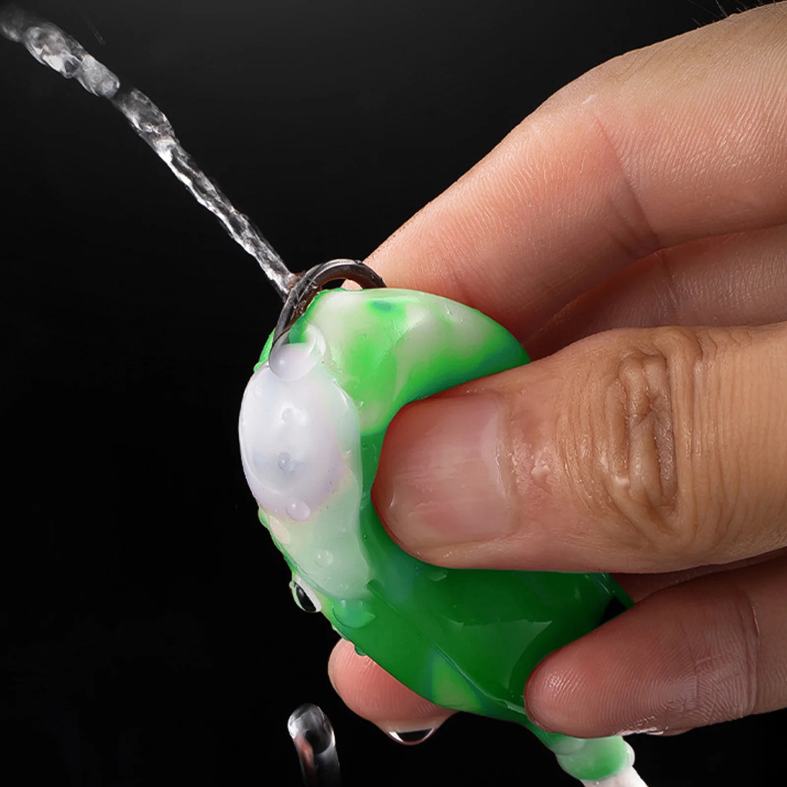 Anzuelos de rana modificados para pesca de lubina pesada, señuelo Topwater sin malezas, anzuelo único, cebo largo fundido para accesorios de pesca de lubina negra - imagen 5