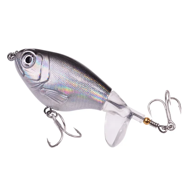 Señuelo de pesca de cola giratoria flotante, cebo Artificial Crankbait, lubina, bagre, aparejos de pesca, 11g/16g, 1 ud. - imagen 5