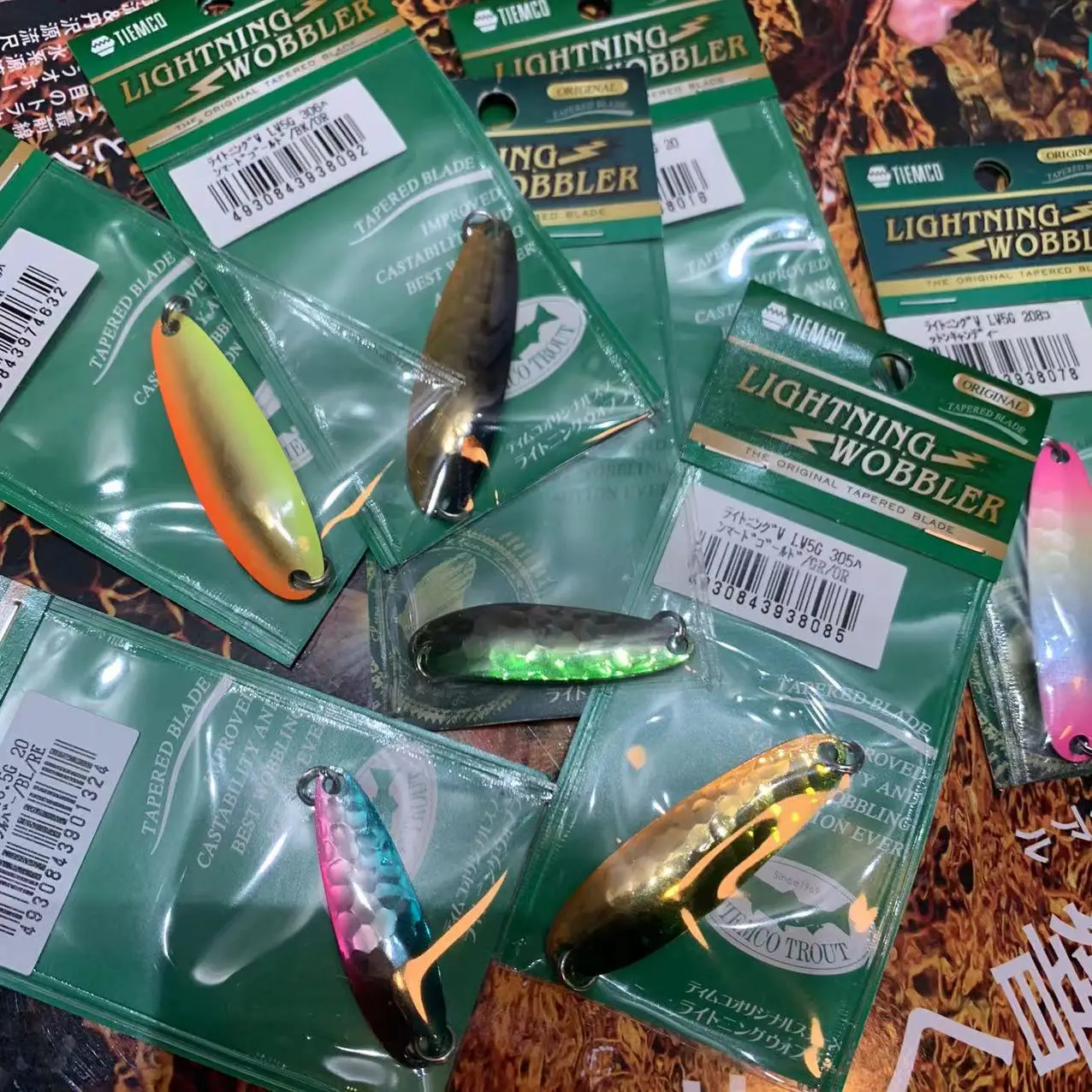 Temujin-Cebo de lentejuelas para trucha, señuelo de pez militar japonés, 3,5g, 5g - imagen 4