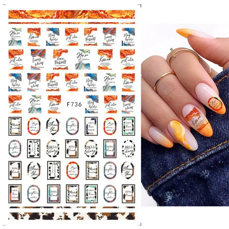 Pegatinas autoadhesivas para decoración de uñas para niños, adhesivos de dibujos animados, Festival de Anime, 1/2 piezas - imagen 5