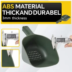 Sougayilang Cuchara cebadora carpa con mango antideslizante ABS