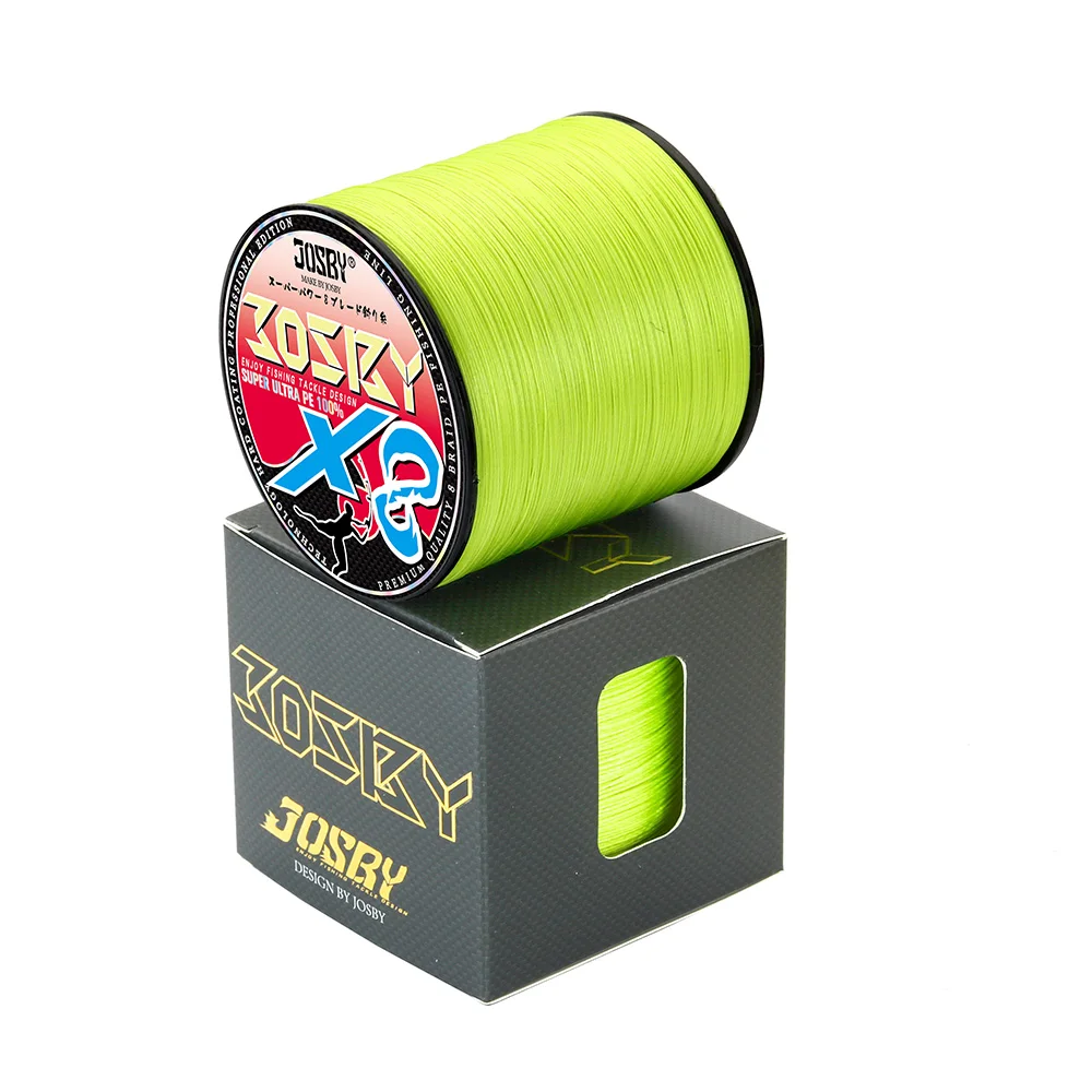 JOSBY-cable de pesca trenzado X8, multifilamento japonés, 300M, PE, tejido superfuerte y suave, alambre flotante, accesorios 18LB-66LB - imagen 3