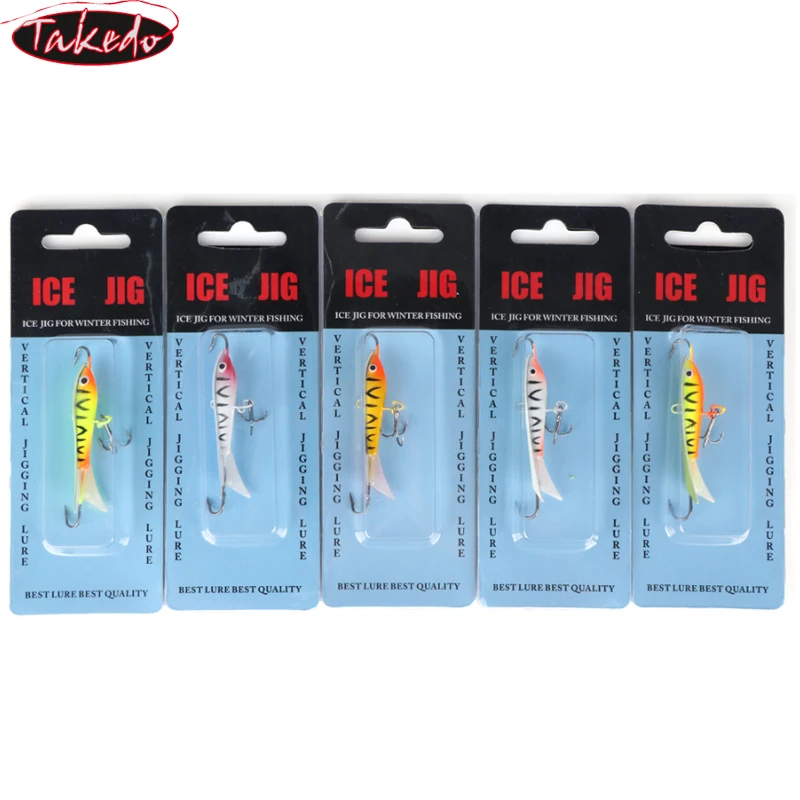 TAKEDO SP22 señuelo de Pesca en hielo 60MM 9,5G señuelo de Jigging equilibradores de invierno Rap Swimbait con perfil de equilibrio para Pesca de invierno - imagen 3