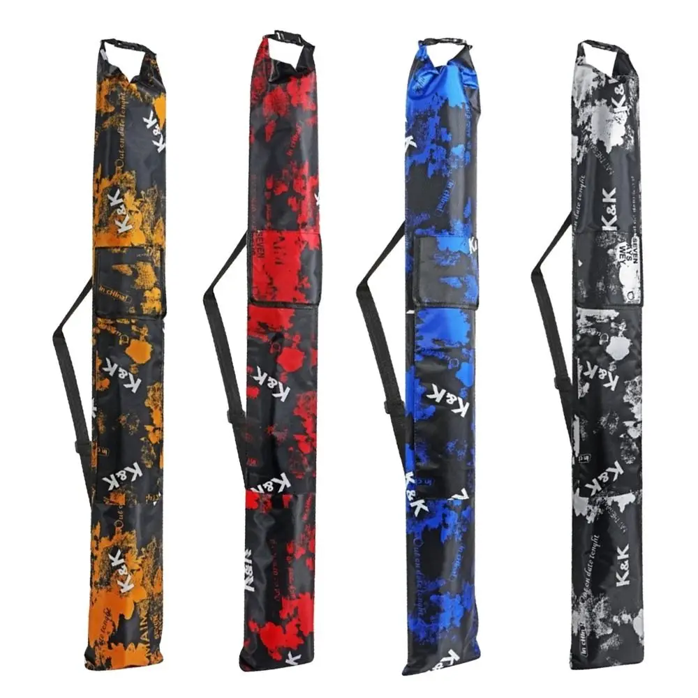 Bolsa de almacenamiento de aparejos de pesca, bolsa impermeable de gran capacidad para caña de pescar, bolsa portátil plegable multifuncional para pesca - imagen 4