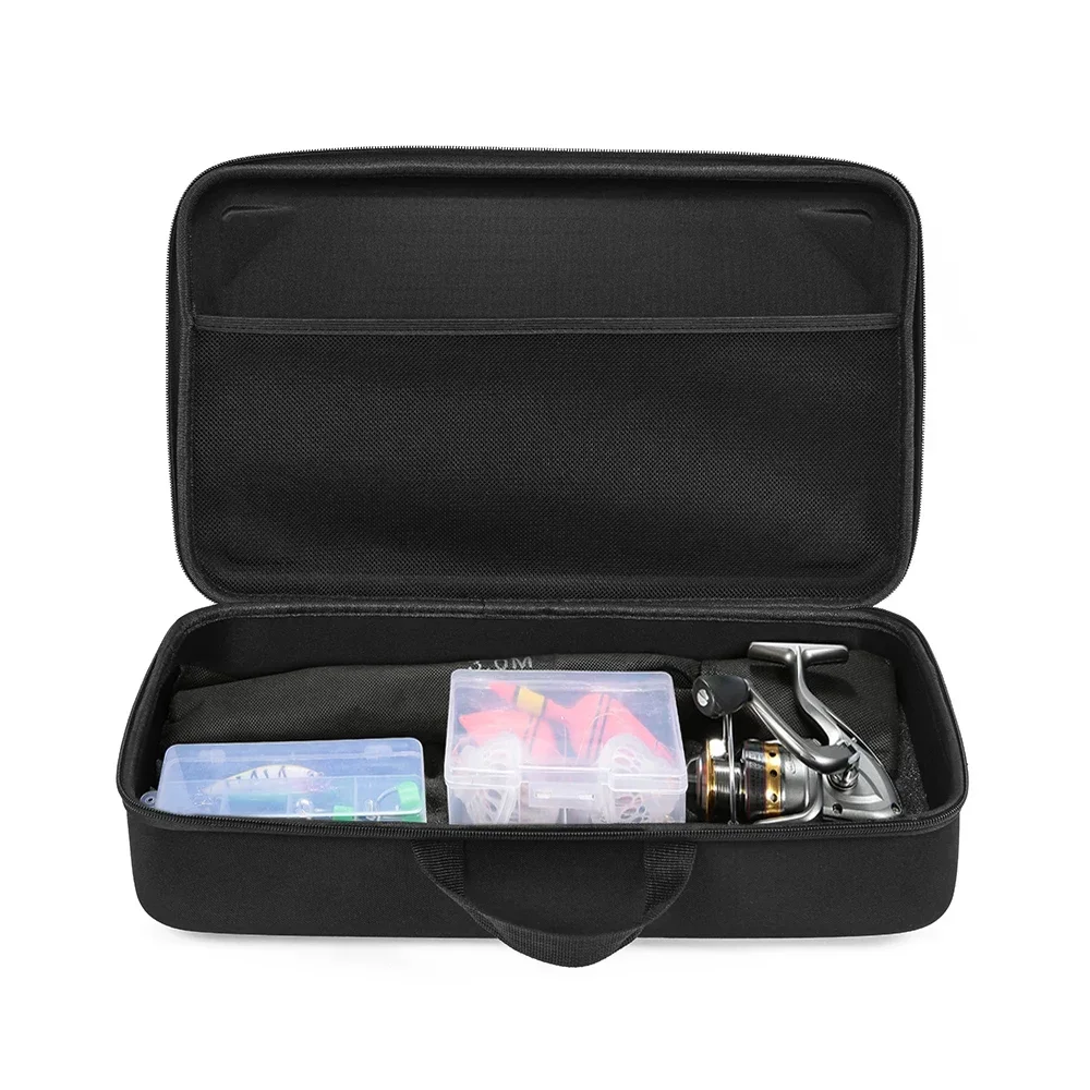 Carrete de pesca de concha dura para exteriores, bolsa de herramientas EVA a prueba de golpes para aparejos de pesca, accesorios de carrete de caña, bolsas de transporte, estuche de almacenamiento, nuevo - imagen 2