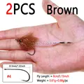 2pcs Brown
