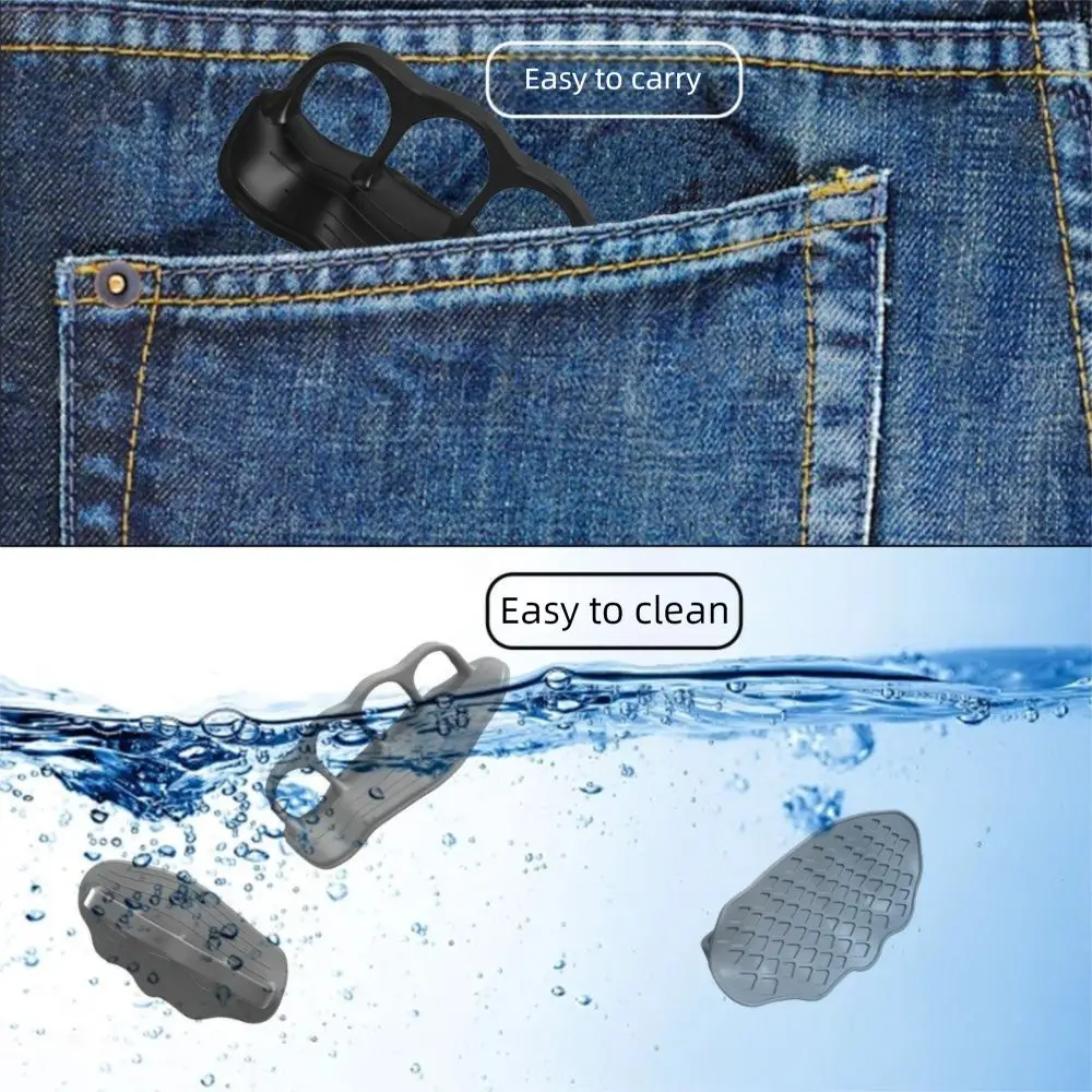 Nuevo fortalecedor de agarre antideslizante, cómodo y transpirable, entrenador de dedos sin sudor, pinza de mano portátil sin dedos para hombres y mujeres - imagen 5