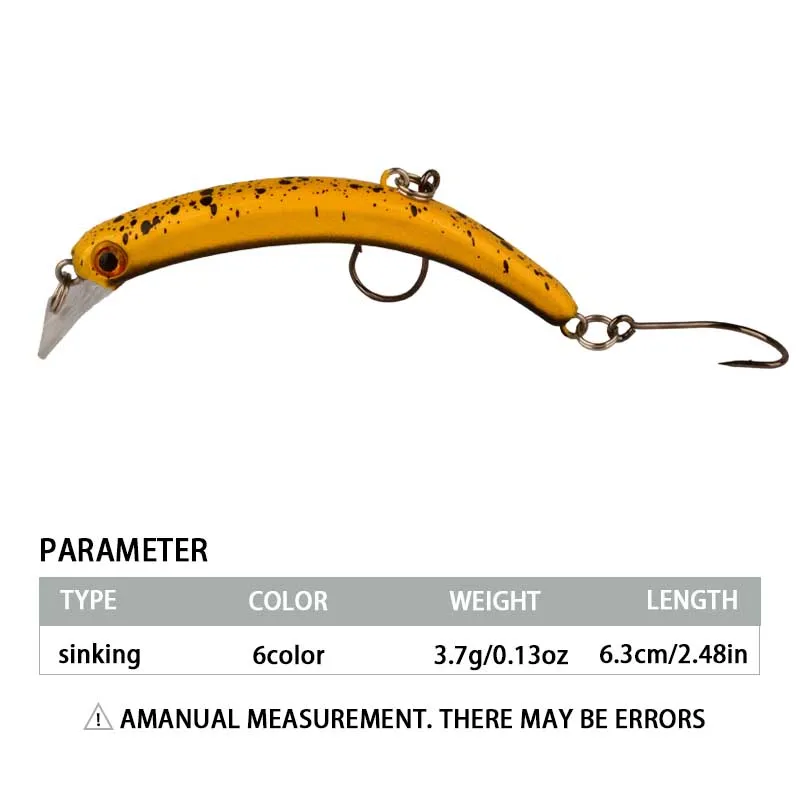 6 uds ojos 3D cebo Artificial señuelo de pesca Wobblers cebos duros de plástico Wobbler lubina aparejos de pesca pececillo pesca ﻿ - imagen 3