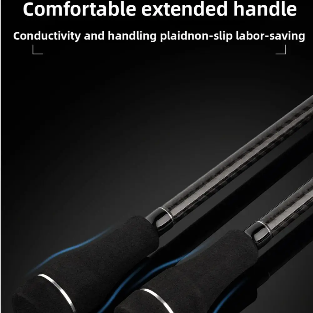 Varilla de Jigging de viaje de 3 piezas de alto rendimiento MH 6000g carga máxima varilla de carbono guías de cerámica 1,83-1,91 m caña de Jigging lenta pesca atún - imagen 3