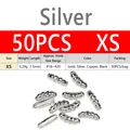 50PCS size XS Silver