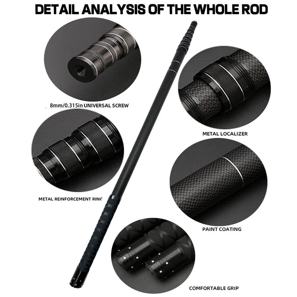 Triangular Collapsible Fishing Net Carbon Wear Resistance Fishing Landing Net Shrimp Cage Nylon Mesh Catch Fish Trap 3.0m/4.0m - imagen 5