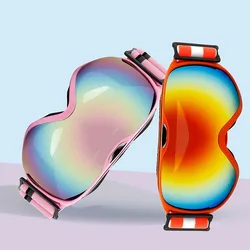 Gafas de esquí para niños de doble capa UV400 antivaho gafas de esquí grandes máscara de esquí Snowboard hombres mujeres gafas de nieve GOG-201 Pro