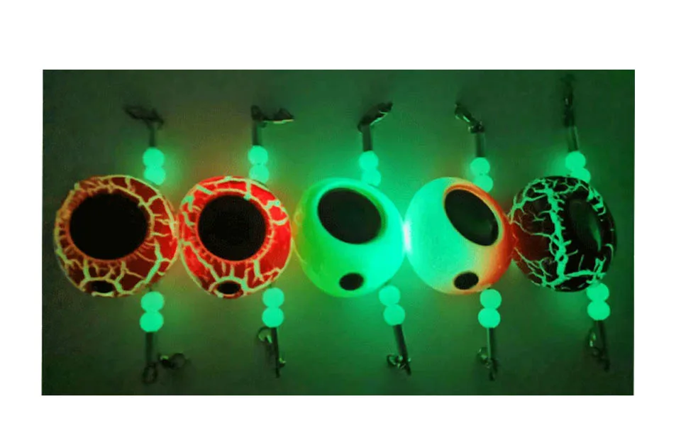 Cebo vibratorio deslizante con cuenta luminosa