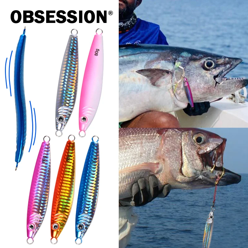 Teaser14-señuelo de pesca de 14g, 28g, 40g, 60g, 80g, señuelo de pesca de lubina Artificial de agua salada - imagen 2