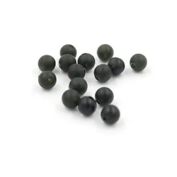 Kit pesca carpa: cuentas flotantes negras 5/8 mm 1000 uds