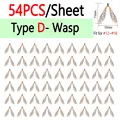 54pcs Type D