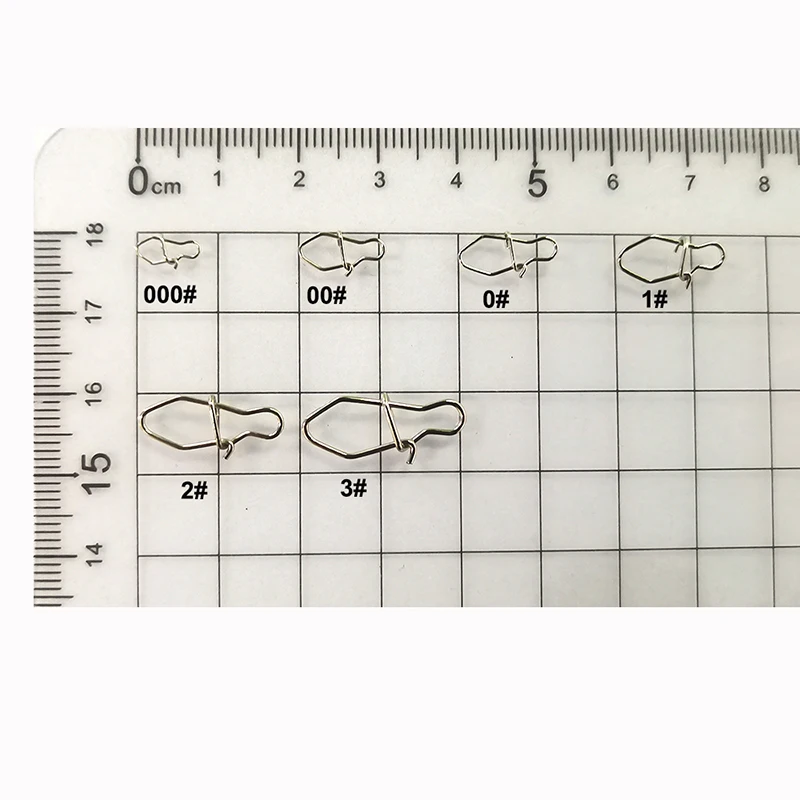 Clips de pesca giratorios de acero inoxidable para señuelos - imagen 5
