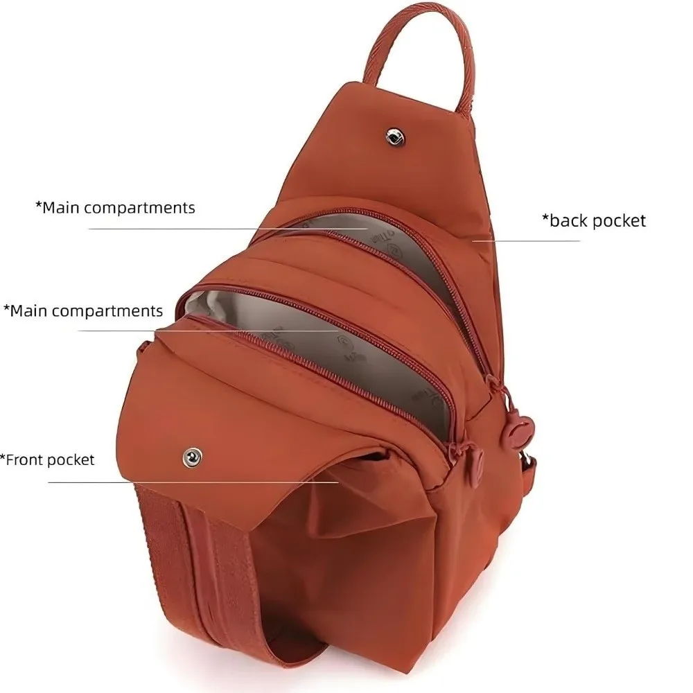 Mochila de tela Oxford impermeable gran capacidad para senderismo - imagen 2
