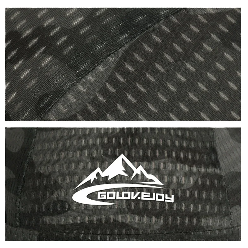 Gorro de calavera refrescante, forro para casco, transpirable, absorbe el sudor, deportes de ciclismo, gorro para correr, cómodo gorro para senderismo al aire libre, gorro de secado rápido - imagen 5