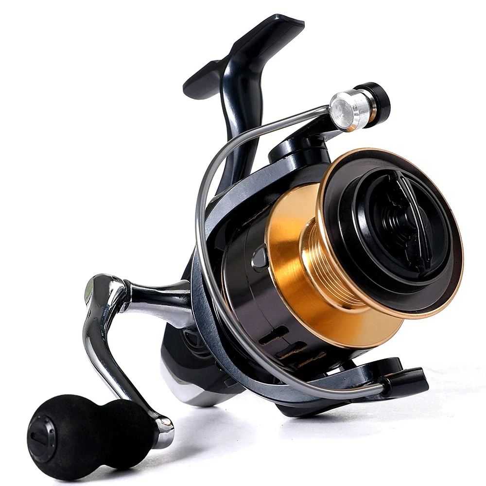 GHOTDA-carrete de Metal de alta calidad, accesorio de pesca giratorio 5,2: 1, rueda de agua salada, arrastre máximo de 8KG, 2000-7000 - imagen 4