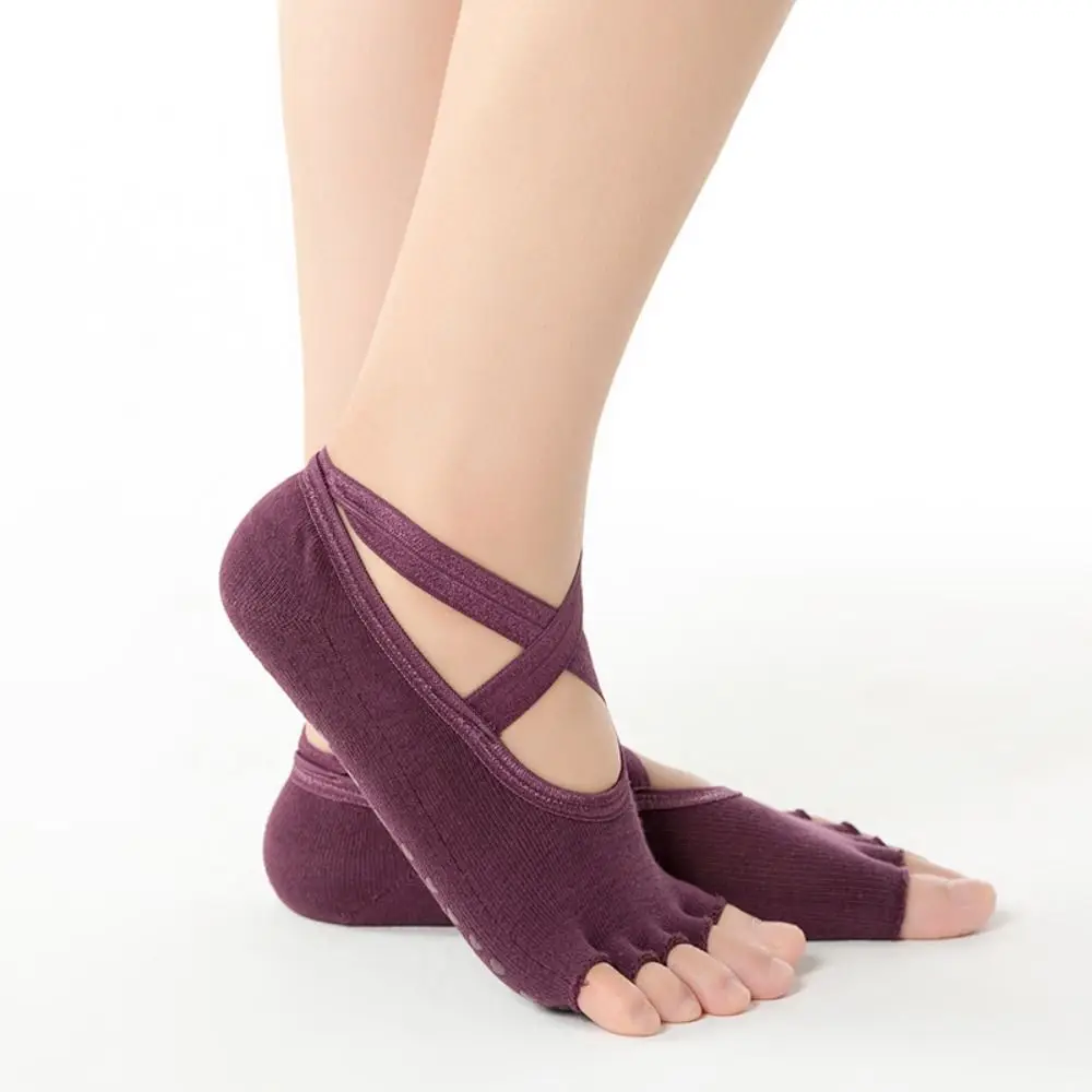 purple-Half Open Toe