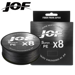 JOF Línea trenzada - PE multifilamento para pesca en agua salada