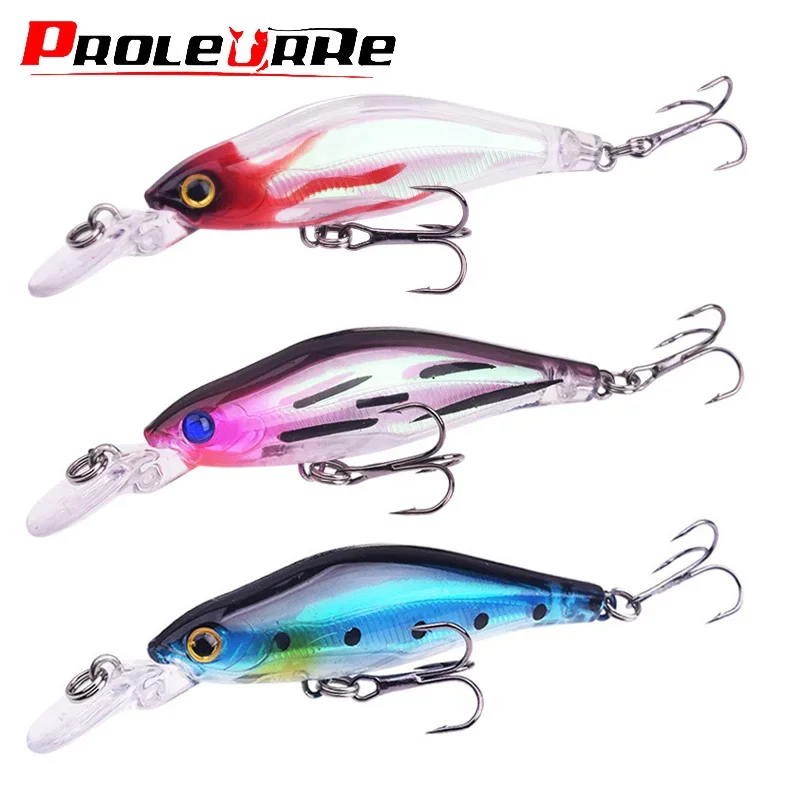 Minnow Wobbler 8.3 cm 6.2g – Señuelo duro para lubina y carpa - imagen 2