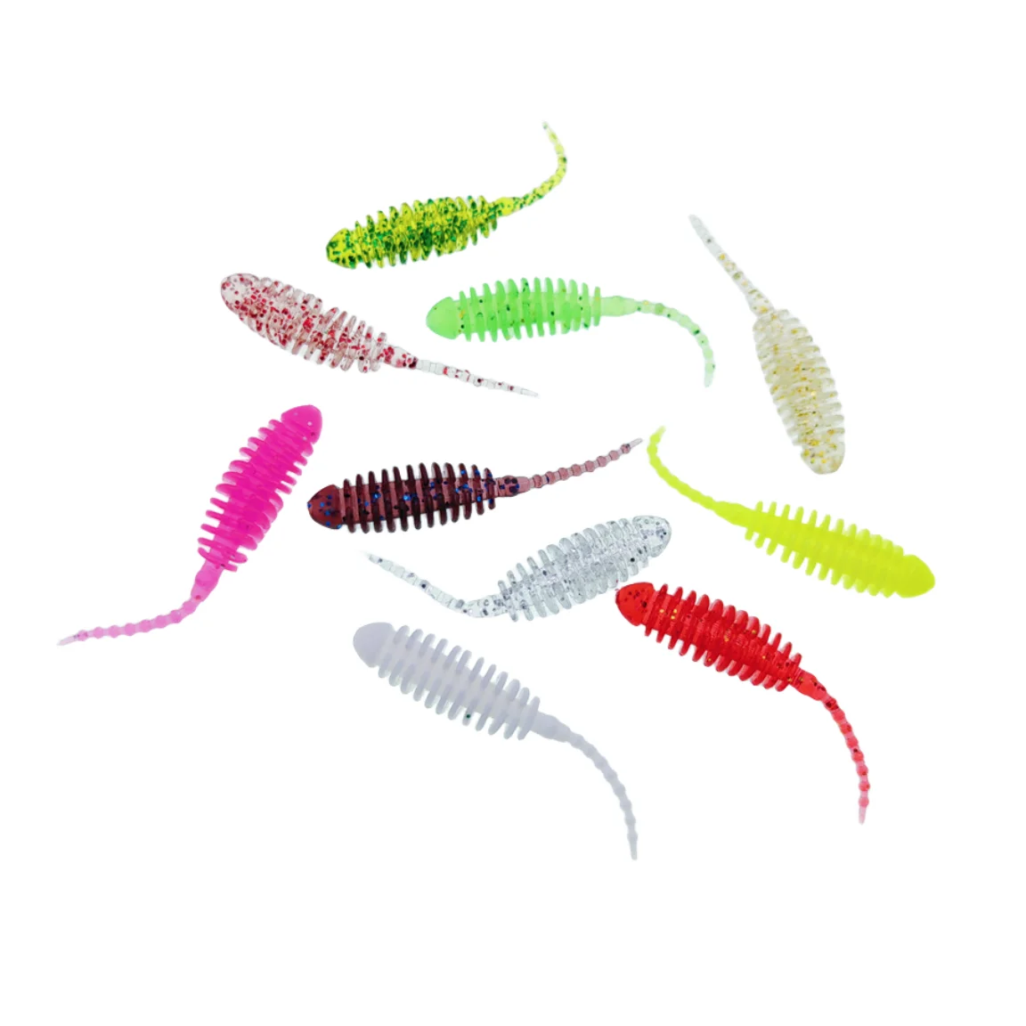 MUKUN 20 piezas nuevo AJING señuelo suave Rockfish Señuelos de pesca 0,2g/3,5 cm MINI cebo Artificial Swimbaits Jig señuelo Wobber gusano aparejos - imagen 5