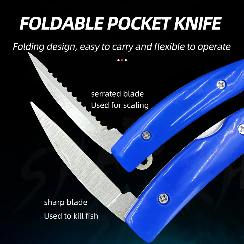 Herramientas de pesca multifunción, alicates de pesca de acero inoxidable, cortadores de línea, removedor de anzuelos, anillo dividido, tijeras - imagen 5