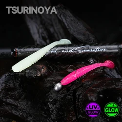 TSURINOYA T FLEX señuelo de pesca 38mm – cebo suave UV para Ajing