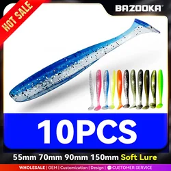 Bazooka Señuelo Cola en T – Gusano de silicón para Lucio