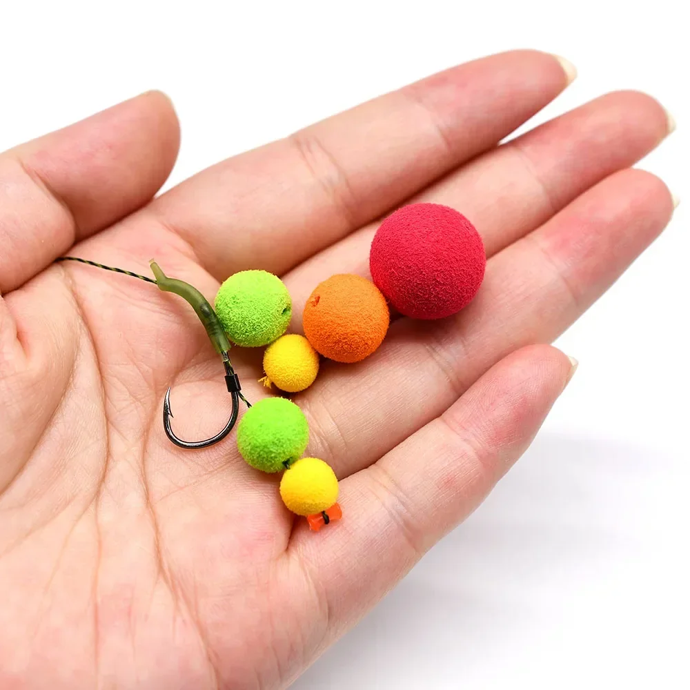 Cebo Boilie de carpa con sabor a maíz, señuelo de pesca Artificial flotante, cebo emergente con olor, accesorio de pesca de carpa - imagen 5