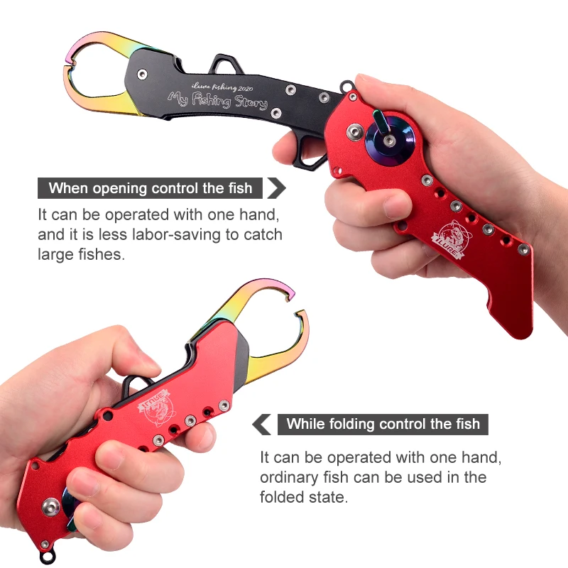 Nuevo Clip de pescado, alicates de pesca, controlador de mano, pinza de agarre de labio de pescado, pinza con cubierta protectora, cuerda de retención - imagen 3