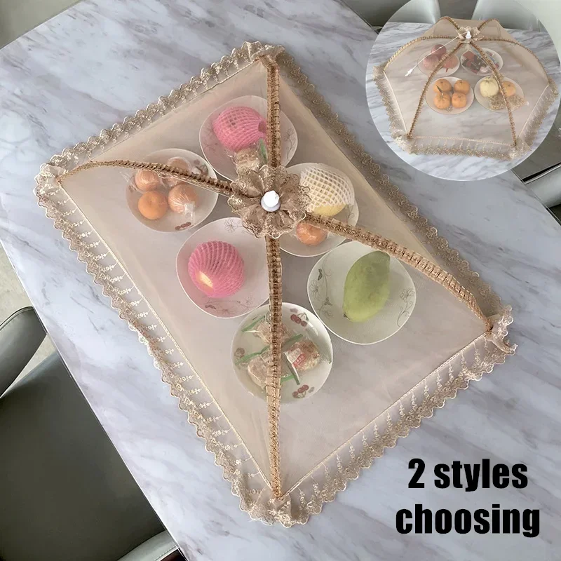 Nueva tienda plegable con cubierta de malla para alimentos, mesa de comedor para el hogar, mostrador de cocina, paraguas antimosquitos para verduras, cubierta para alimentos a prueba de insectos - imagen 2