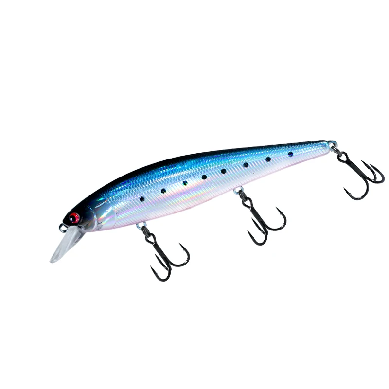 Swolfy Minnow 145F – Señuelo flotante lanzado ultra largo para lubina - imagen 4