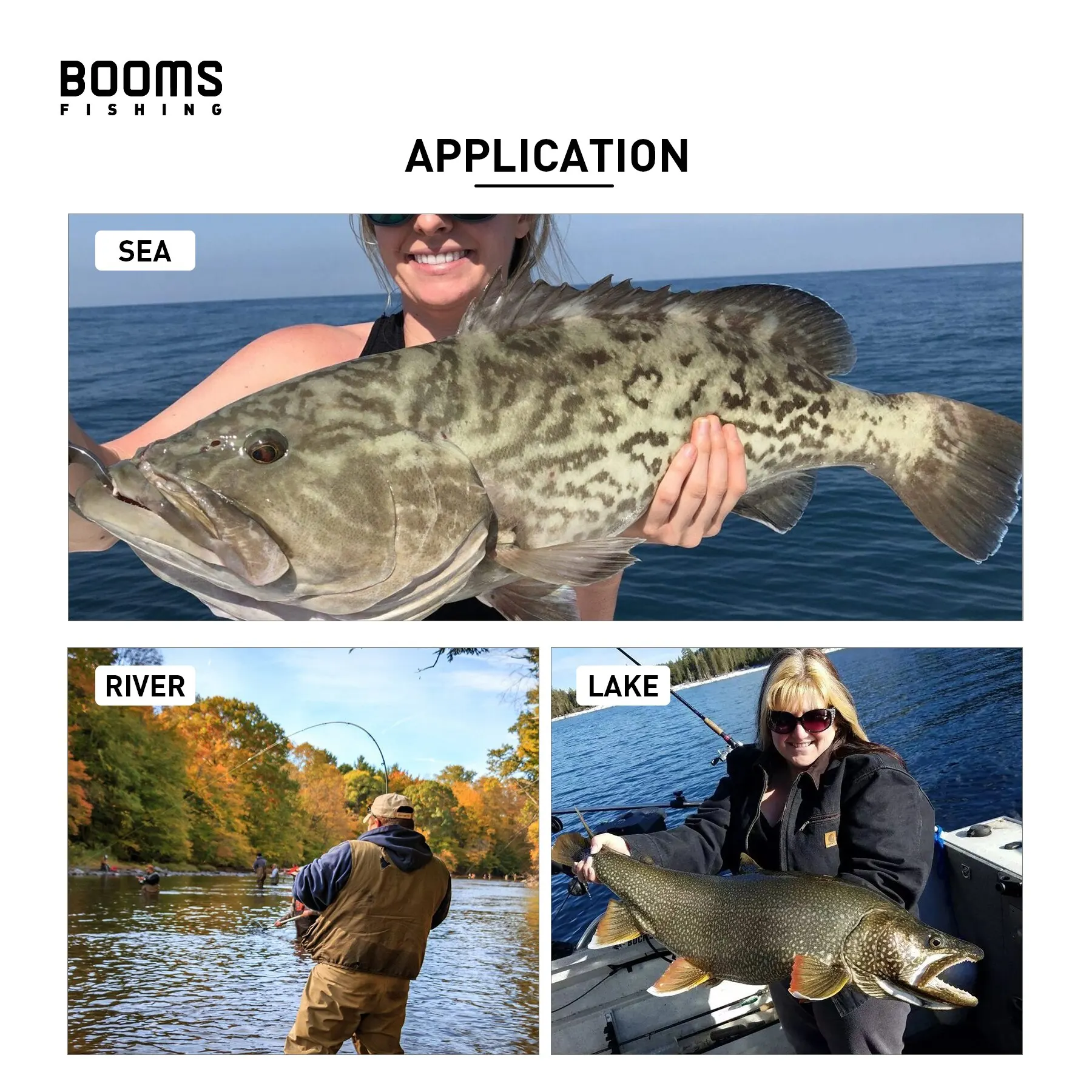 Booms Fishing MJ2 Señuelos duros 10cm 29g Swimbait 7 segmentos anzuelo de cebo Artificial Wobblers multiarticulados para Lucio Trolling Crankbait - imagen 5