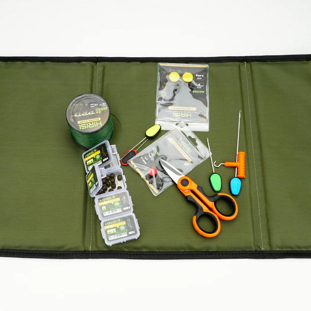 Hirisi-almohadilla de desenganche de pesca plegable multiusos con cojín de esponja transpirable para uso en exteriores, accesorios de pesca de carpa - imagen 5