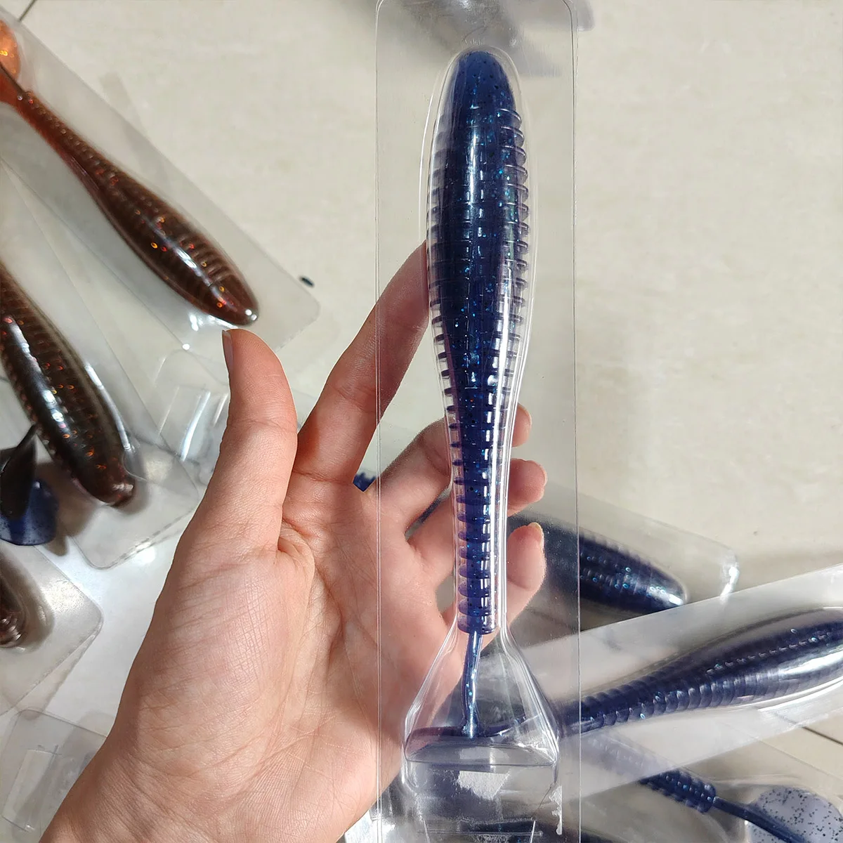 Señuelos de pesca de 18cm y 33,6g Shad Swimbait Swing Impact Fat, señuelos de cola de paleta, señuelo suave de pesca Wobbler para Lucio, cebo de silicona - imagen 5