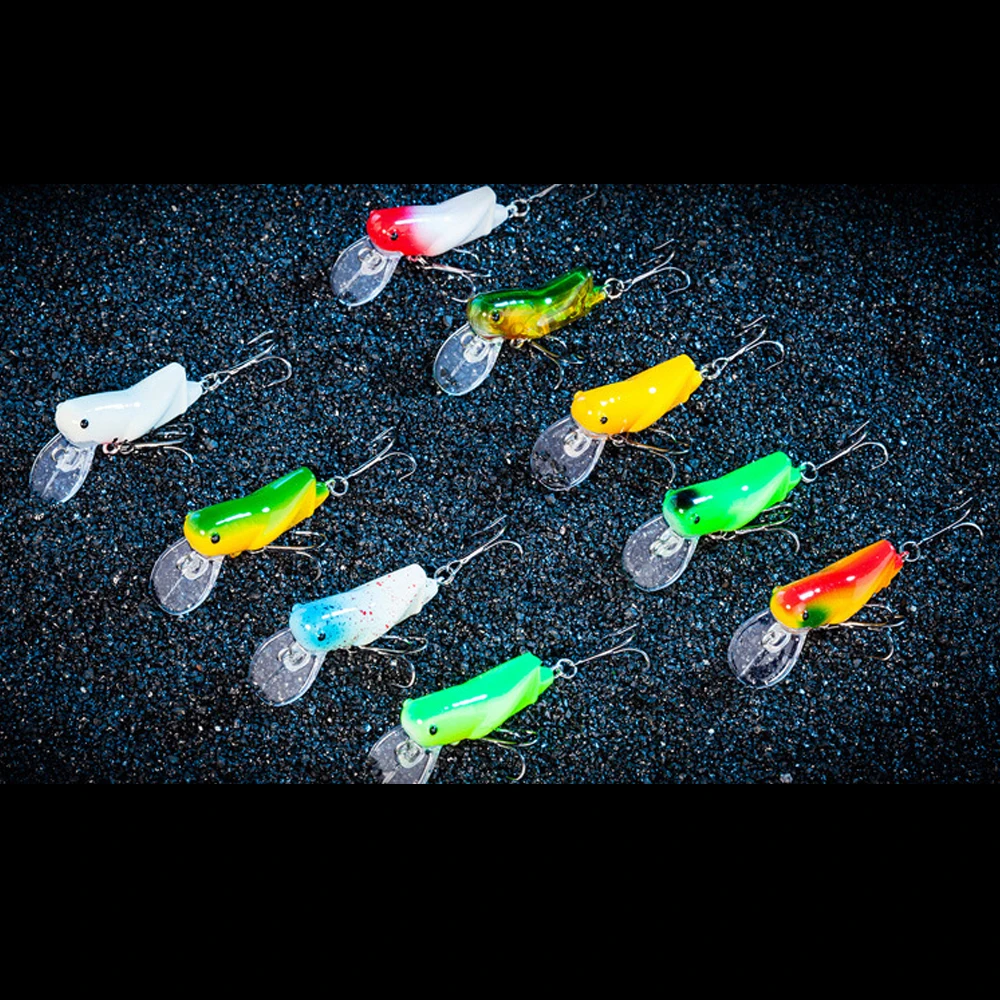 Señuelo de pesca biónico de insectos, cebo duro de 46mm y 3,9g, saltamontes, piscardo, calamar, Swimbaits artificiales, aparejos de pesca de lubina, Lucio, 1 piezas - imagen 2