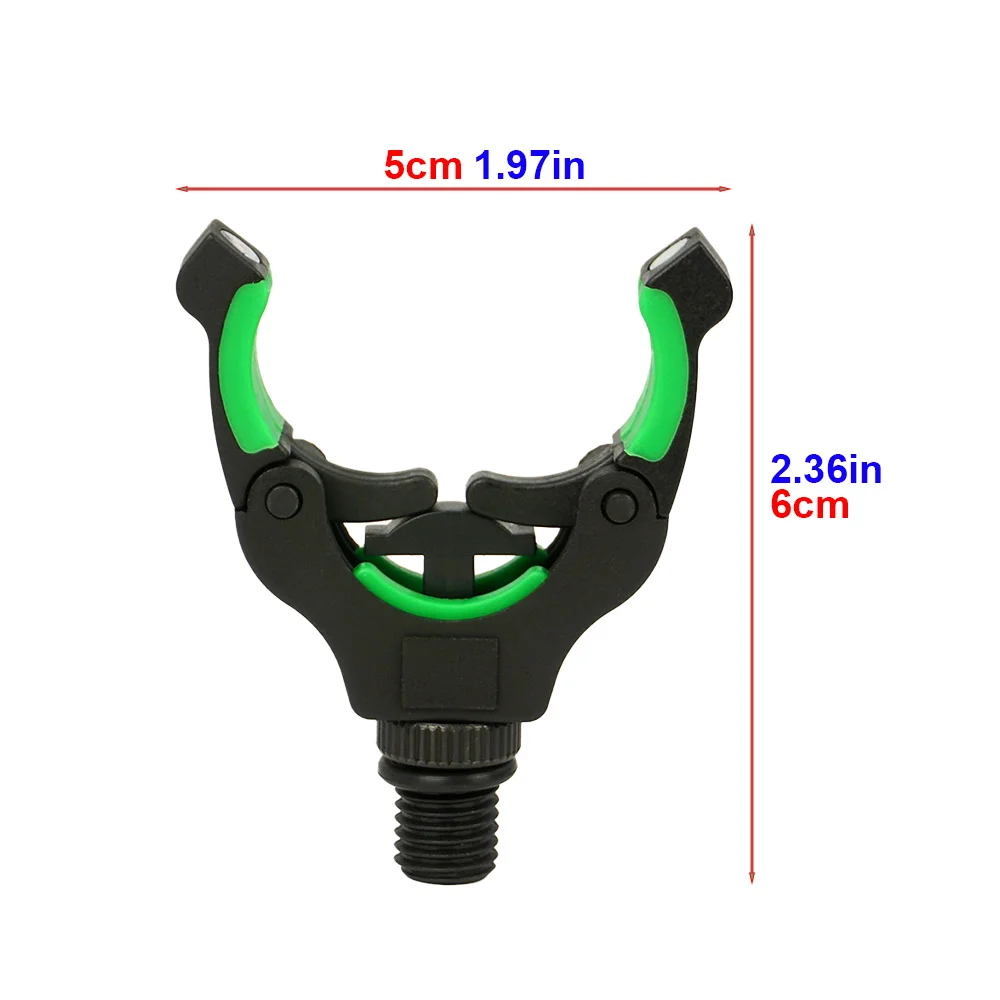 Soporte para caña de pescar de carpa Hirisi con Clips magnéticos mágicos soporte seguro para vaina de caña pinza de cabeza antideslizante para AC140-G de pesca estable - imagen 4