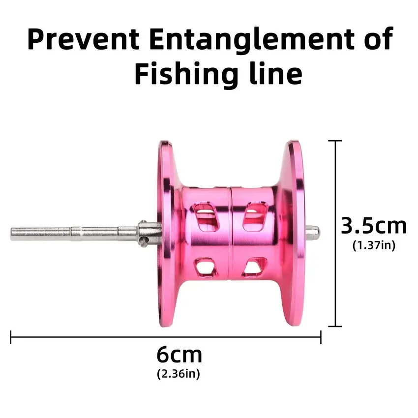 Carrete de pesca Baitcasting para Micro Fish, arrastre máximo de 8kg, relación de engranaje 7,2: 1, accesorios de productos - imagen 5