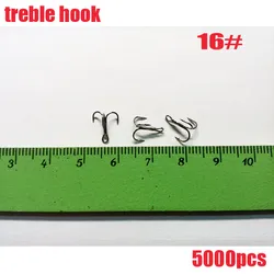 Anzuelos agudos para peces calientes, anzuelos agudos, anzuelos pequeños afilados, tamaño: 16 # cantidad: 2022 piezas, 5000