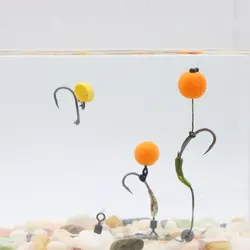 Montaje en cabello para carpas con fluorocarbono y esmerillones