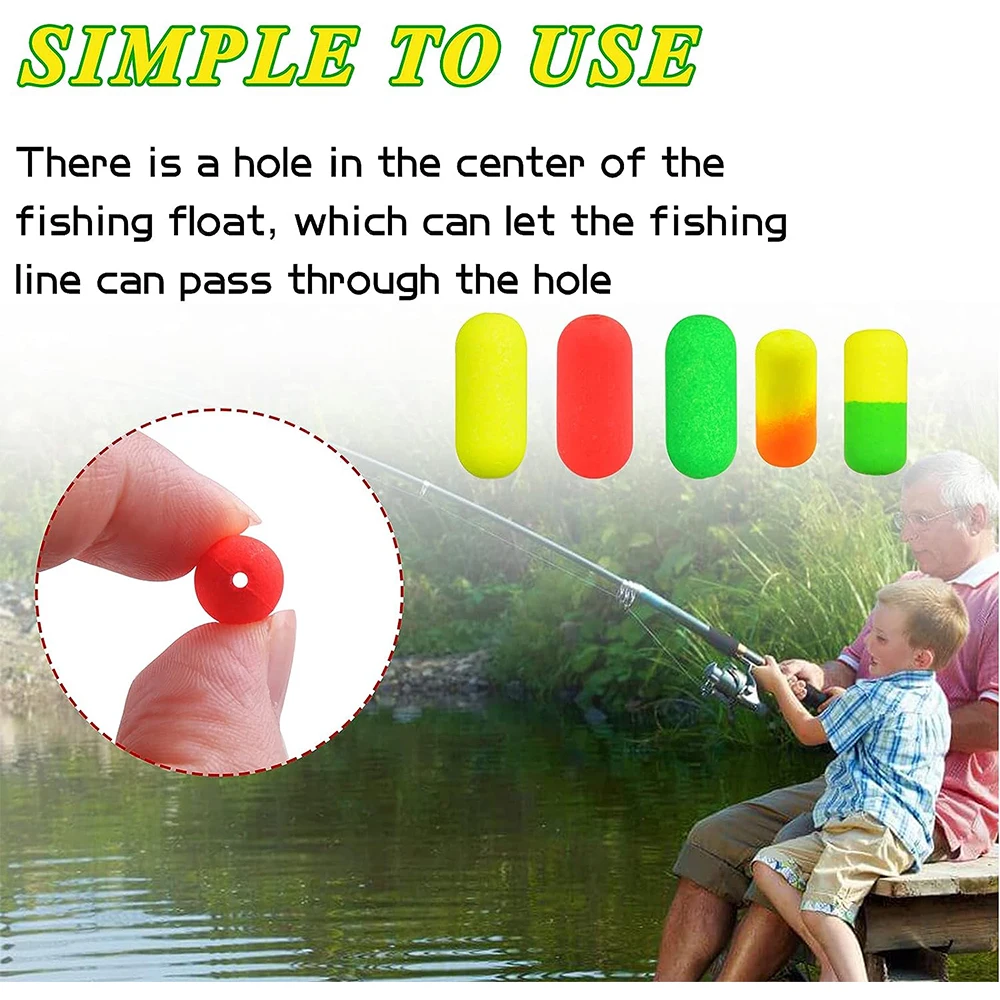 Pompano-flotadores de espuma para pesca, equipo de pesca con mosca, para trucha, Catfish, Walleye, 1000 piezas - imagen 3