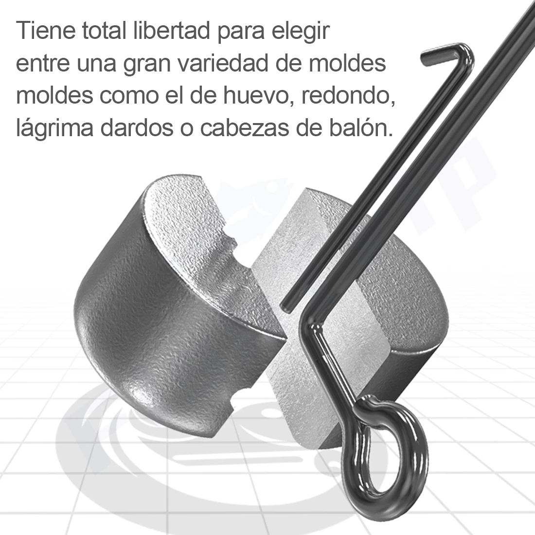 FishTrip-gancho de gabarito de 90 grados, gancho de gusano, gancho de plástico suave, 2X fuerte Aberdeen para molde de cabezal de cabeza, accesorios para hacer bricolaje - imagen 5