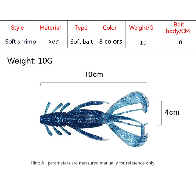 PROBEROS-señuelo de pesca suave, cebo Artificial de plástico, 10cm/10g - imagen 5