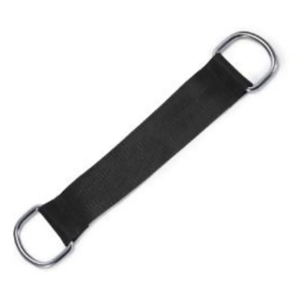 Nueva herramienta negra para correa de columpio para exteriores, correa multiusos resistente a desgarros, encuadernación de 33,5x6,5 cm con hebilla - imagen 3